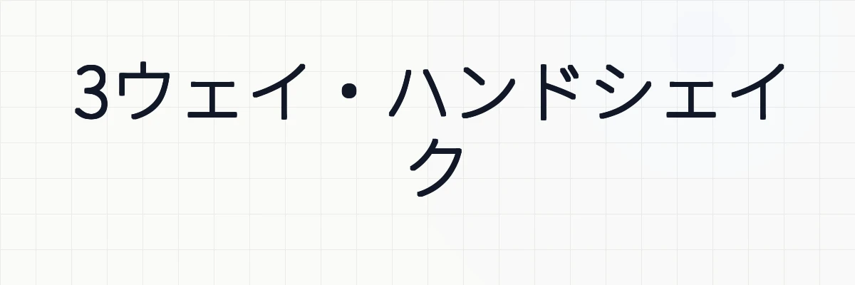 3ウェイ・ハンドシェイク