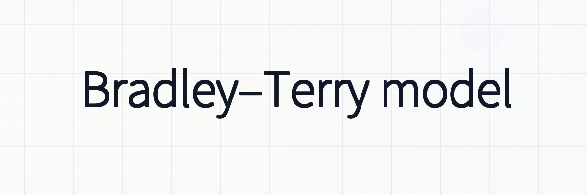 Bradley–Terry model