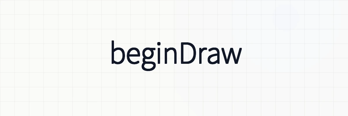 beginDrawとendDrawについて