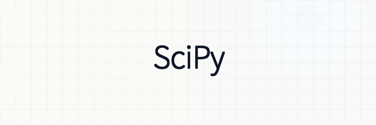 科学技術計算向けのライブラリSciPyの簡単な使い方とバージョン確認